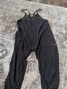 FP Movement by Free People Black Relaxed Strappy Hotshot Onsie